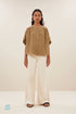 By-Bar axel linen blouse khaki
